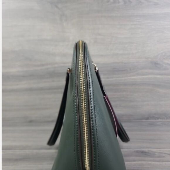 Kate Spade Satchel Patterson Drive Pebble Leather Medium Dome Handbag (Green) - Picture 3 of 9